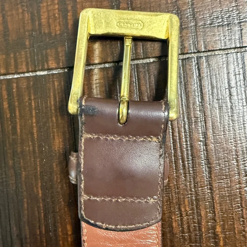 Coach mens belt